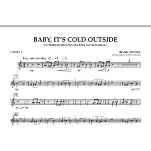 Baby, It's Cold Outside - F Horn 1