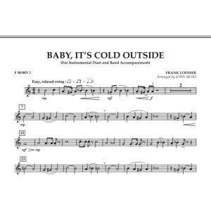 Baby, It's Cold Outside - F Horn 2