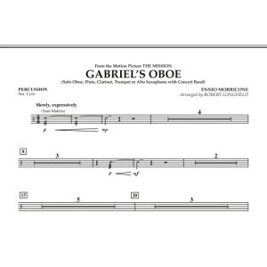 Gabriel's Oboe (from The Mission) - Percussion