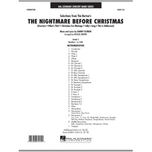 Selections from The Nightmare Before Christmas - Full Score