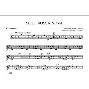 Soul Bossa Nova - Bb Clarinet 1
