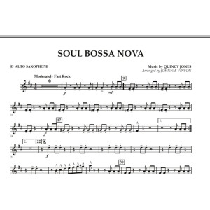 Soul Bossa Nova - Eb Alto Saxophone