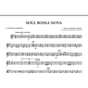 Soul Bossa Nova - Bb Tenor Saxophone