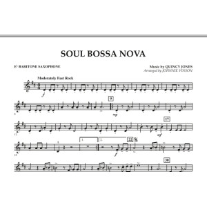 Soul Bossa Nova - Eb Baritone Saxophone