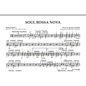 Soul Bossa Nova - Percussion 1