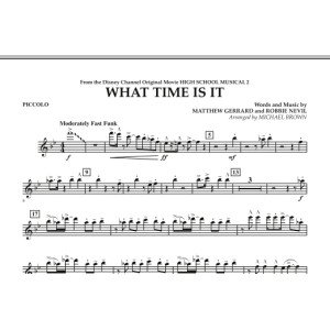 What Time Is It (from High School Musical 2) - Piccolo