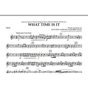 What Time Is It (from High School Musical 2) - Oboe