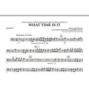 What Time Is It (from High School Musical 2) - Bassoon