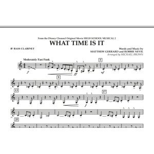 What Time Is It (from High School Musical 2) - Bb Bass Clarinet