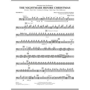Selections aus The Nightmare Before Christmas - Posaune 1