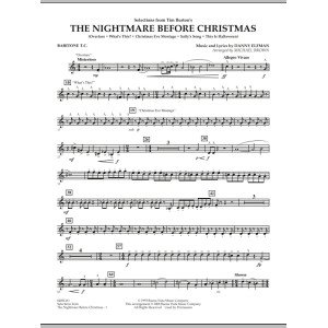 Selections from The Nightmare Before Christmas - Baritone T.C.