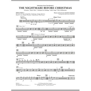 Selections from The Nightmare Before Christmas - Percussion 2