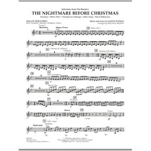Selections from The Nightmare Before Christmas - Mallet Percussion
