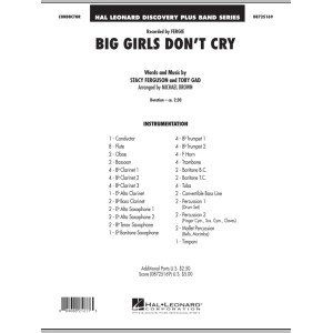 Big Girls Don't Cry - Full Score