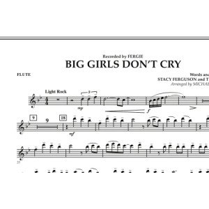 Big Girls Don't Cry - Flute