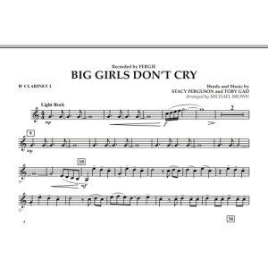 Big Girls Don''t Cry - Bb Klarinette 1