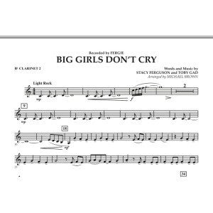 Big Girls Don't Cry - Bb Clarinet 2