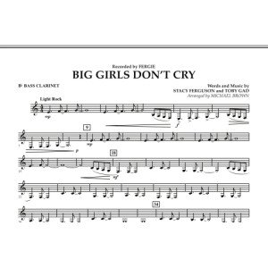 Big Girls Don't Cry - Bb Bass Clarinet