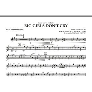 Big Girls Don''t Cry - Eb Alt-Saxophon 2