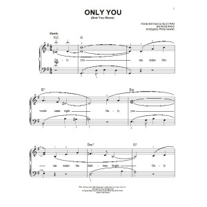 Only You (And You Alone) (arr. Phillip Keveren)