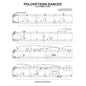 Polovetsian Dances [Jazz version] (arr. Phillip Keveren)
