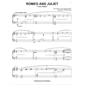 Romeo And Juliet (Love Theme) [Jazz version] (arr. Phillip Keveren)