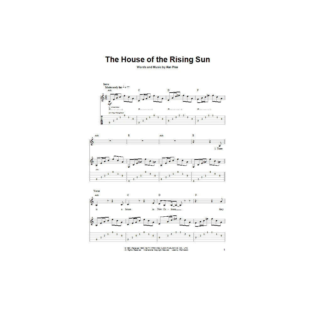 The House Of The Rising Sun