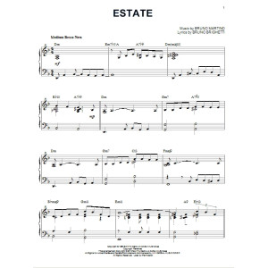 Estate [Jazzversion] (arr. Brent Edstrom)