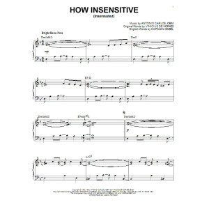 How Insensitive (Insensatez) [Jazzversion] (arr. Brent Edstrom)