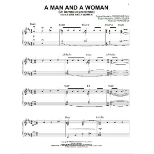 A Man And A Woman (Un Homme Et Une Femme) [Jazz-Version] (arr. Brent Edstrom)