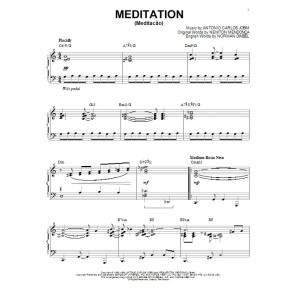 Meditation (Meditacao) [Jazz version] (arr. Brent Edstrom)