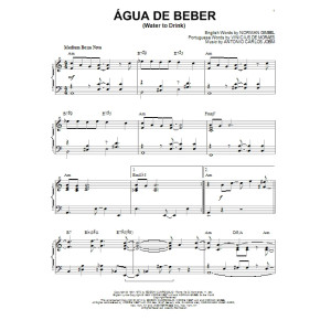 Agua De Beber (Water To Drink) [Jazz version] (arr. Brent Edstrom)