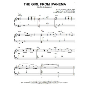 The Girl From Ipanema (Garota De Ipanema) [Jazz version] (arr. Brent Edstrom)