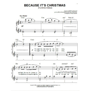 Because It's Christmas (For All The Children) (arr. Phillip Keveren)