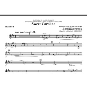 Sweet Caroline (Ed. Kirby Shaw) - Trumpet 2