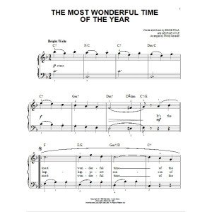 The Most Wonderful Time Of The Year (arr. Phillip Keveren)