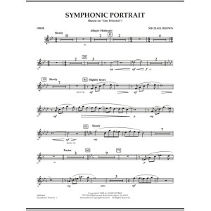 Symphonic Portrait (based on Our Director) - Oboe