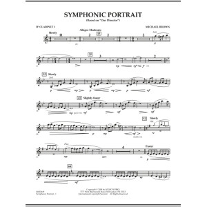 Symphonic Portrait (based on Our Director) - Bb Clarinet 1
