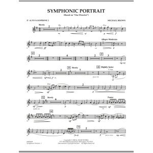 Symphonic Portrait (based on Our Director) - Eb Alto Saxophone 2