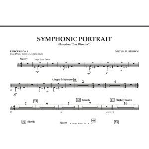 Symphonisches Porträt (basierend auf Our Director) - Schlagzeug 1