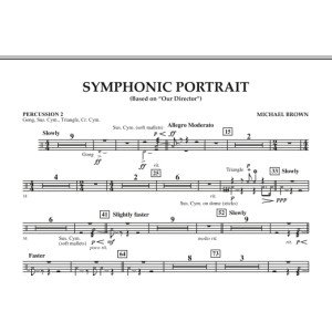 Symphonic Portrait (basierend auf Our Director) - Schlagzeug 2