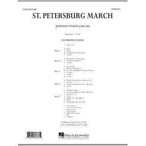 St. Petersburg March - Dirigierpartitur (Partitur)