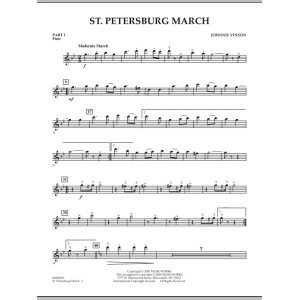 St. Petersburg March - Teil 1 - Flöte