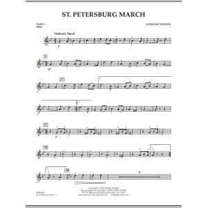 St. Petersburg March - Pt.1 - Oboe