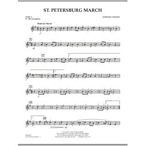 St. Petersburg March - Pt.2 - Eb Alto Saxophone