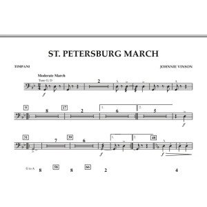 St. Petersburg March - Timpani