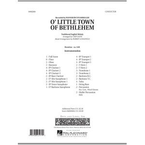O Little Town Of Bethlehem - Full Score