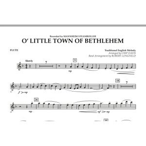 O Little Town Of Bethlehem - Flute