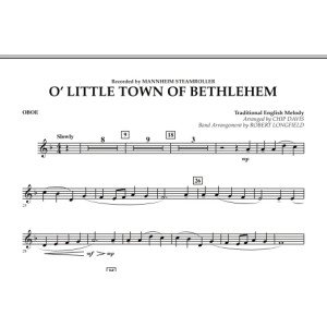 O Little Town Of Bethlehem - Oboe