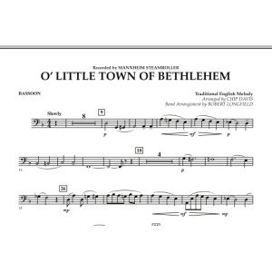 O Little Town Of Bethlehem - Bassoon